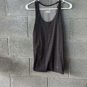 Under armour Scoop Neck Snake Print Sleeveless Tank Top Size Small